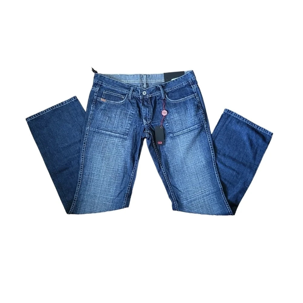 Q Gene jeans. Low rise wide leg‎ y2k Size 14 New